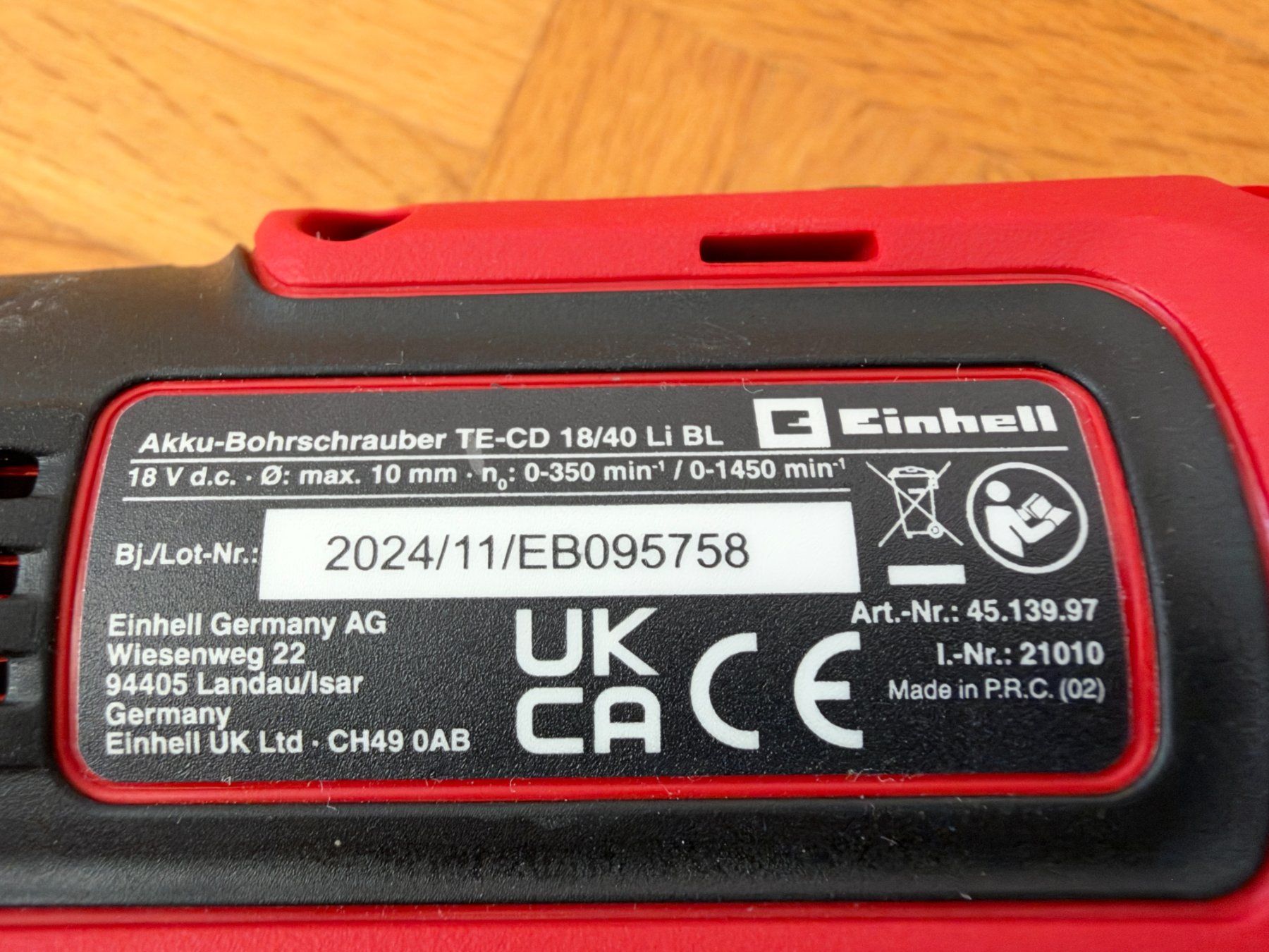 Ferplast Gabbie, trasporto & Sicurezza: Einhell Power X-Change TE-CD 18/40 Li BL - Solo – Nuovo e nell'imballaggio originale da Zollikofen venduto da Hoplaboom 4