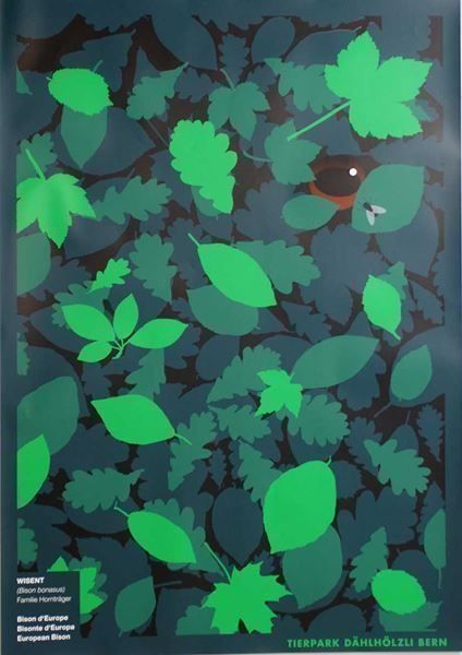 Foto & Immagini: Claude Kuhn, Wisent – Nuovo (secondo la descrizione) da Bern venduto da Vintage-Art-Poster