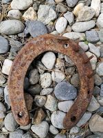 50 ancien porte bonheur fer à cheval.