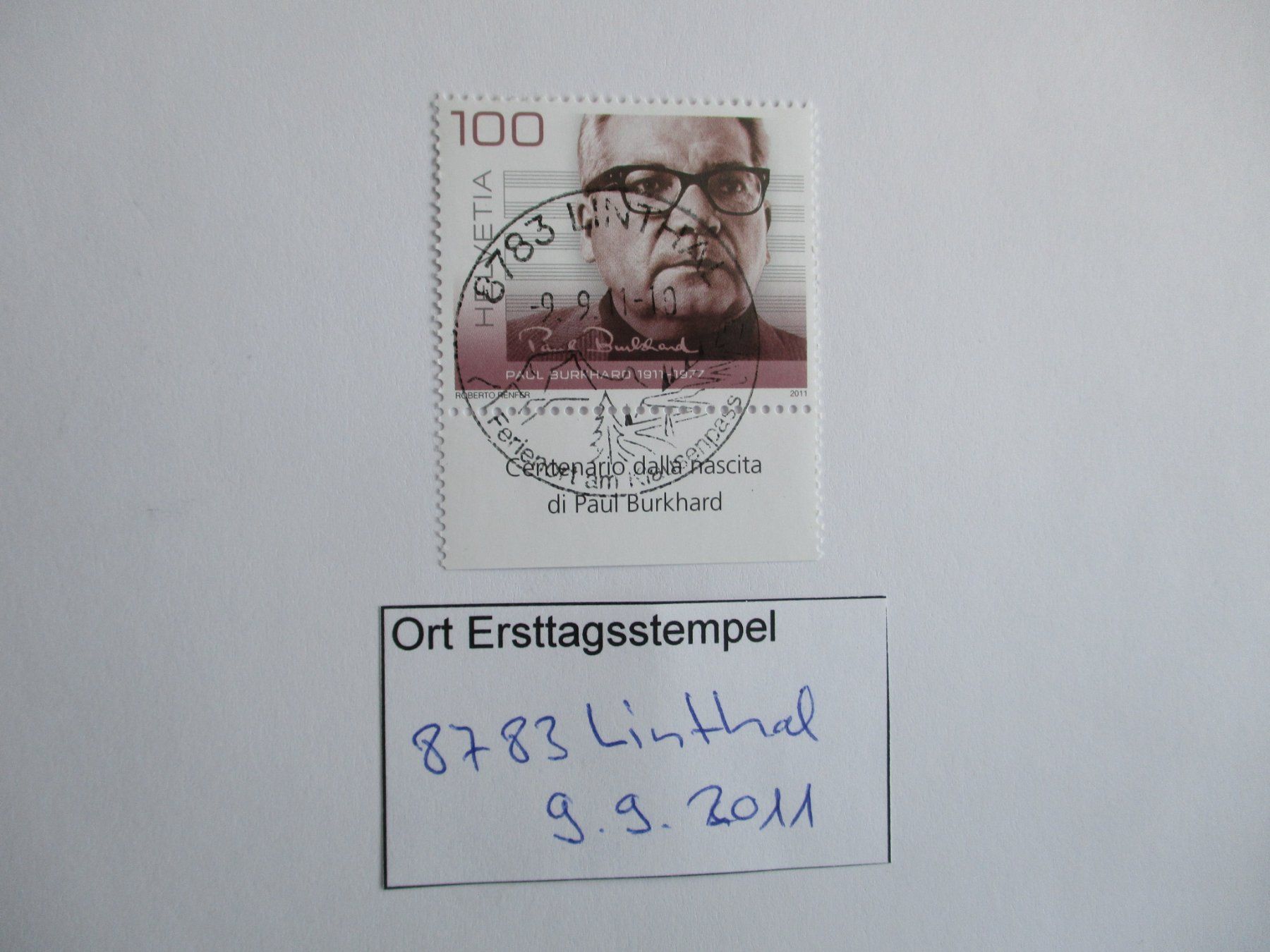 Alle Briefmarken: Voll Ort Ersttagsstempel 8783 Linthal – Gebraucht aus Langnau b. Reiden von Aktuell88