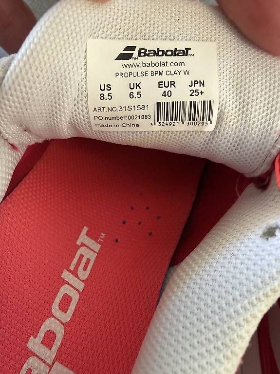 Babolat Chaussures femmes: Tennisschuhe - Babolat - Grösse EU 40 – D'occasion à Aarau par py.ch.0512 4
