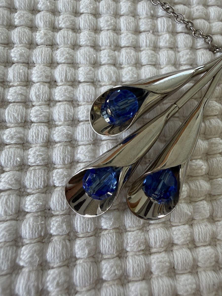 Ketten: Collier avec pendentif Swatch à cristaux bleus – Neu (gemäss Beschreibung) aus Porrentruy von Aussie25 5