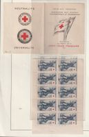 Blockteile Französiches rotes Kreuz. 1955, Ungestempelt.