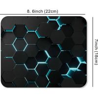 Gaming Mauspad rutschfest Wabenmuster Hexagon Design
