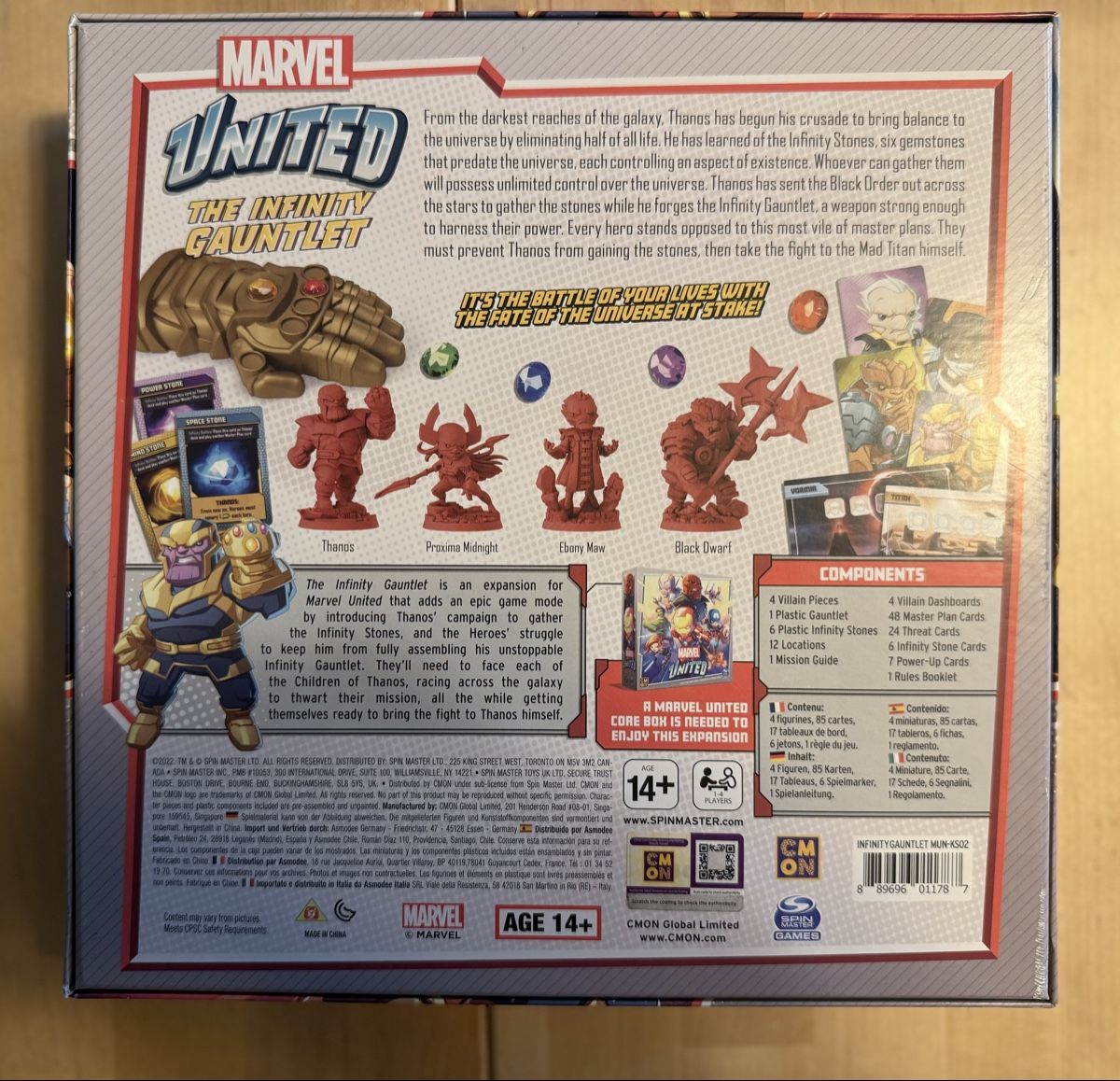 Jeux: Marvel united - Infinity gauntlet – Neuf (Voir description) à Meinier par Kihlar 2