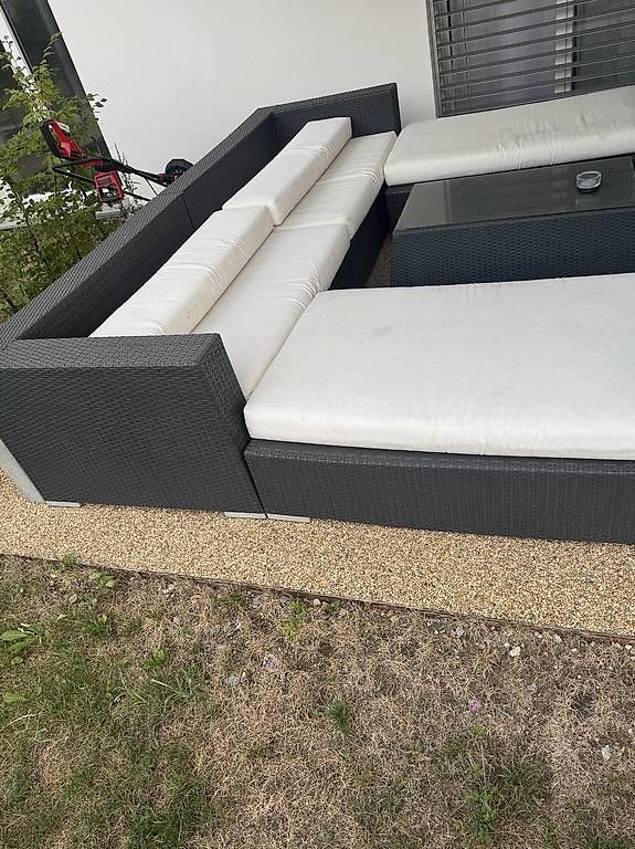 Divani: Polyrattan-Gartenlounge – Usato da Schlieren venduto da septassseptass 1