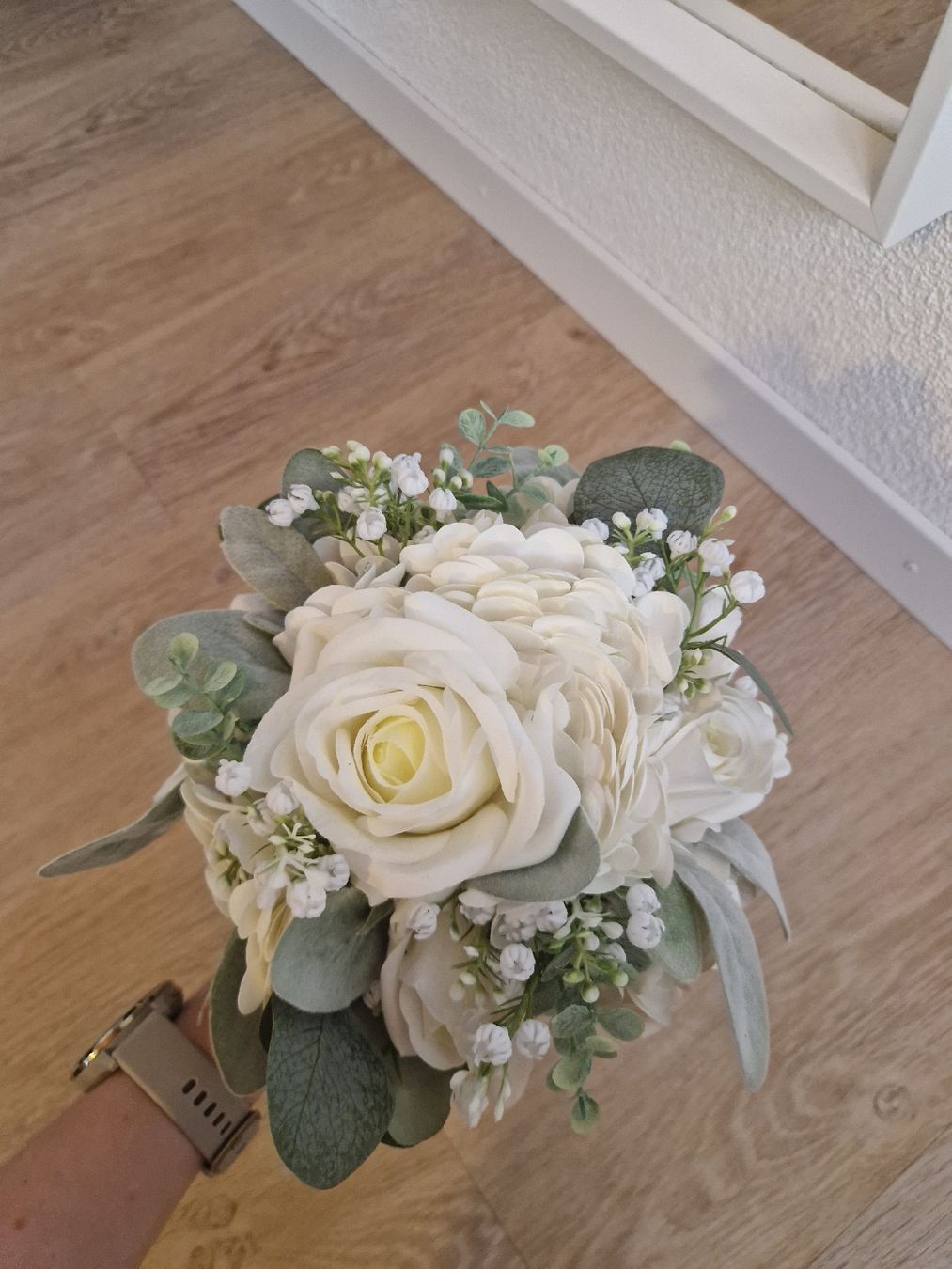 Tutte le decorazioni: Brautstrauss künstlich weiss/grün – Nuovo e nell'imballaggio originale da Aarau venduto da ilohe