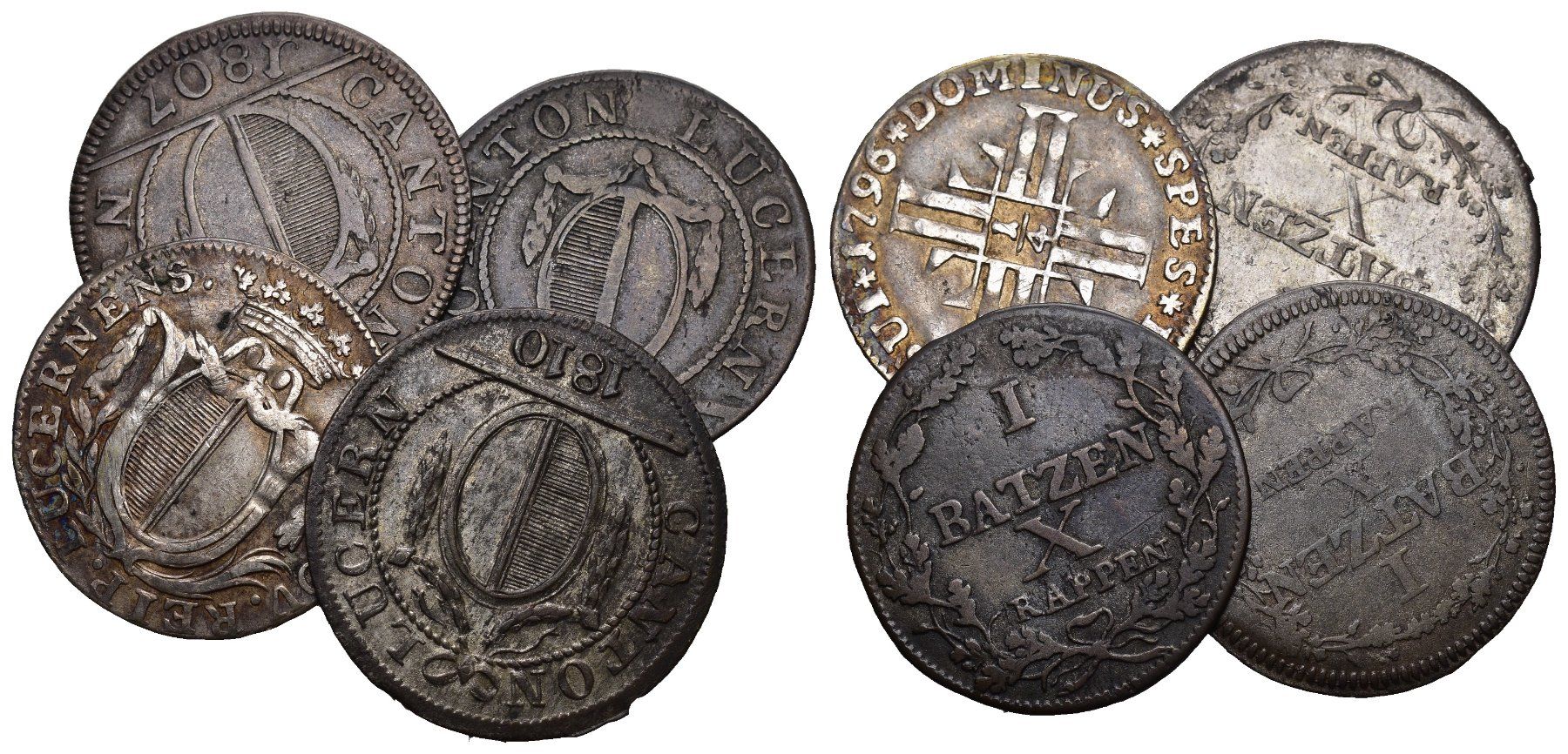 Toutes les monnaies: Luzern Kantonalmünzen Lot – D'occasion à Bern par numismatictops