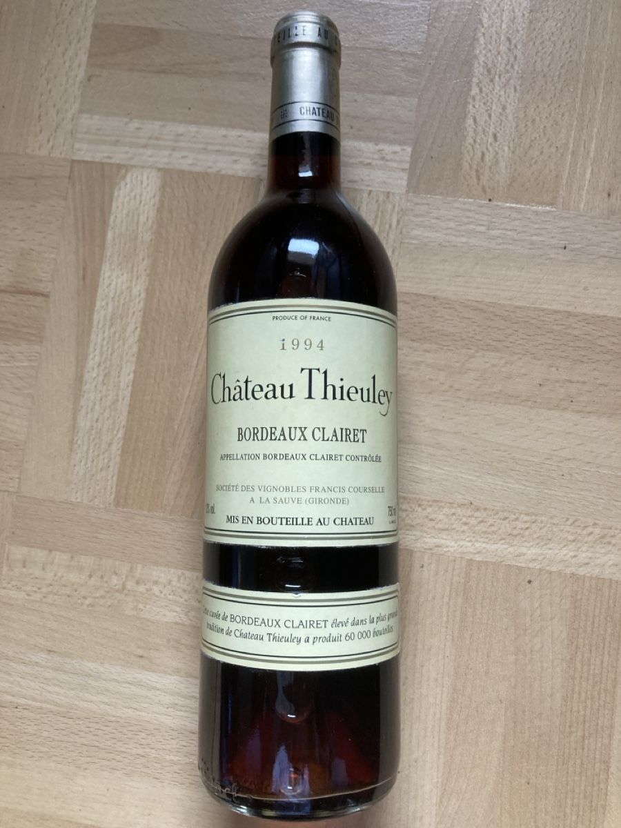 Wein: Château Thieuley Bordeaux Cla – Neu (gemäss Beschreibung) aus FRIBOURG von Boris004