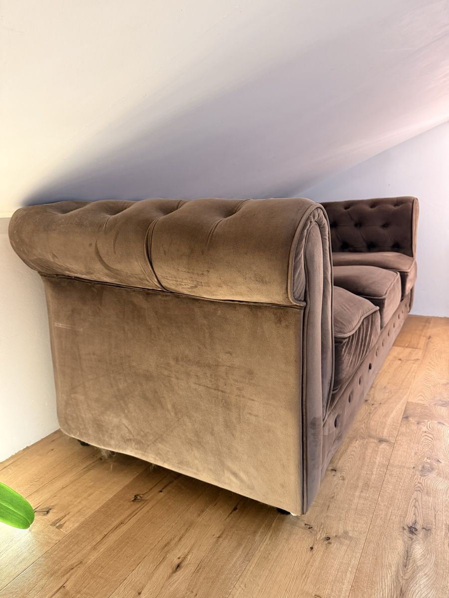Sofas: Sofa braun Samt – D'occasion à Luzern par Noseyjane 1