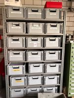 Fachbodenregal mit Kunststoffboxen (Lot 568) 8108 Dällikon