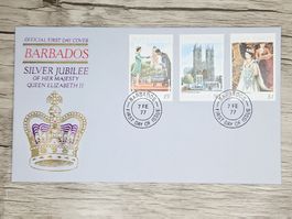CL05 Enveloppe + Timbre Barbados 1977