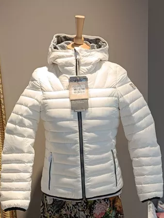 Weisse Daunenjacke von Dolomite, neuwertig, Grösse 36