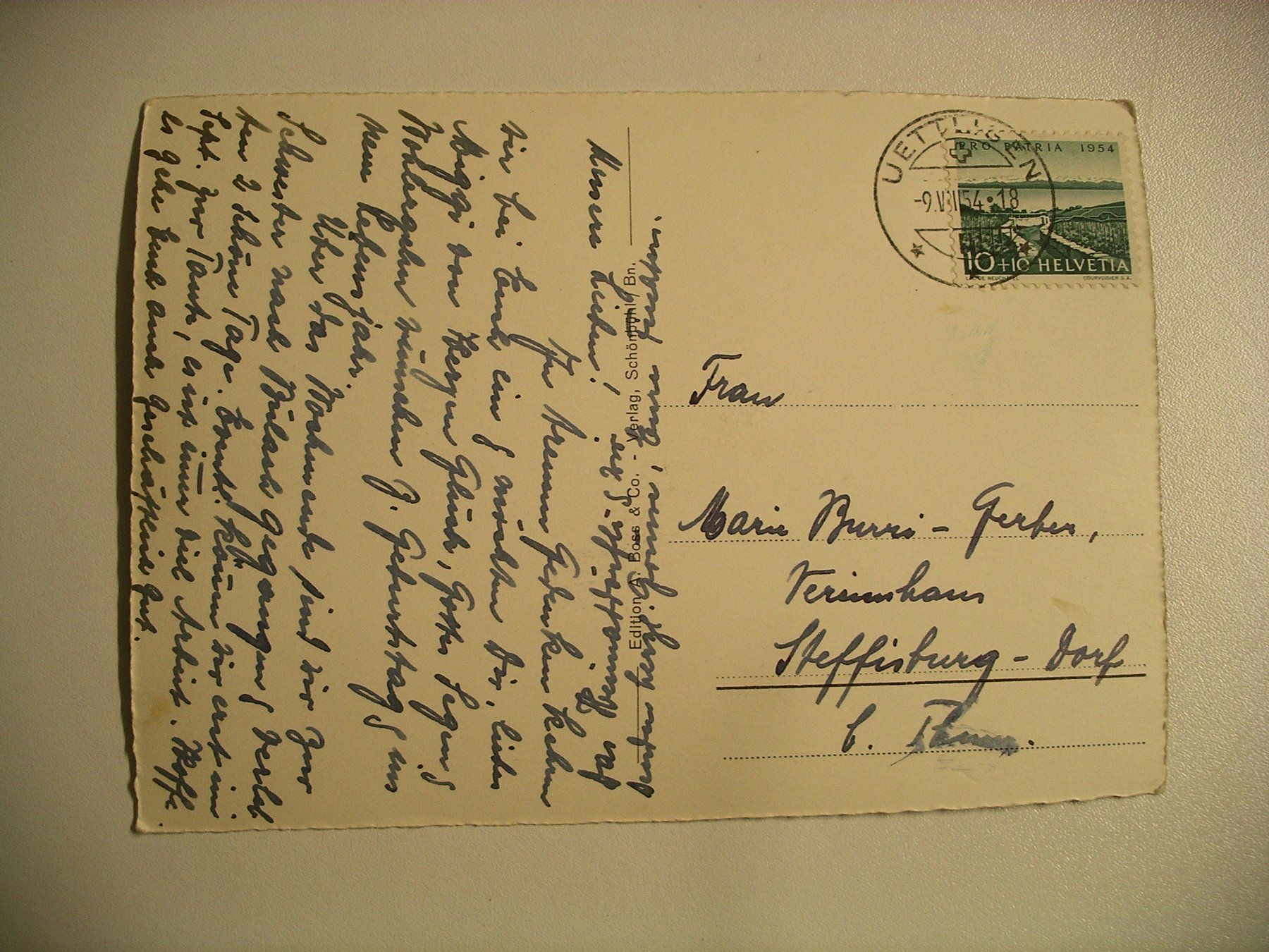 Cartes postales: FliegerAK  UETTLIGEN – D'occasion à Oberhofen am Thunersee par luuping99 1