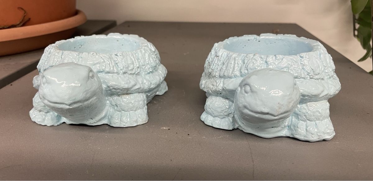 Blumentöpfe: 2 Süesse Schildkröten Blumentöpfe 🐢💙 – Neu und originalverpackt aus Au ZH von