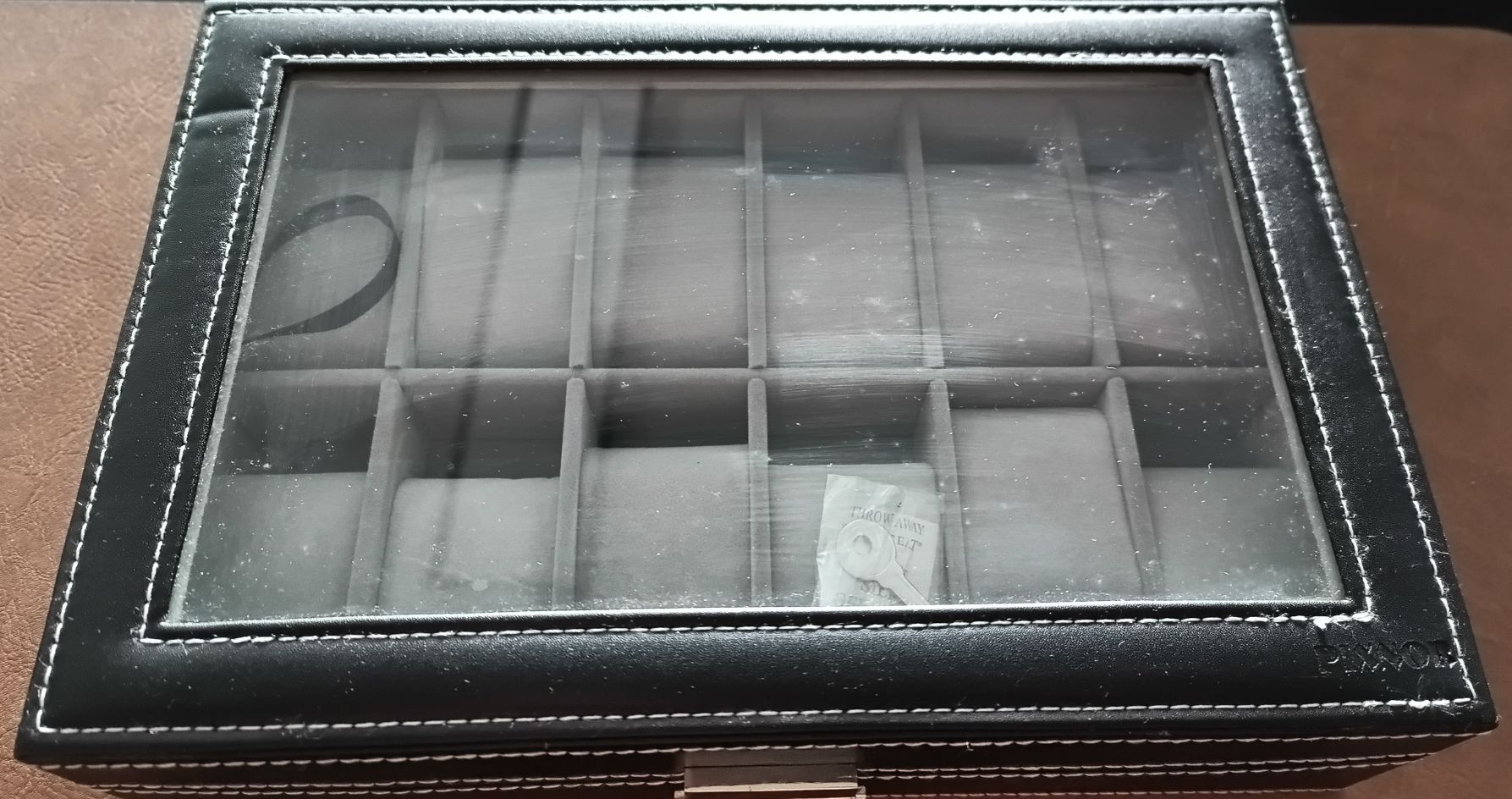 Uhrenboxen: Watch Storage Box / Display Case for 12 watches. black – Gebraucht aus Buchs ZH von Cdr89