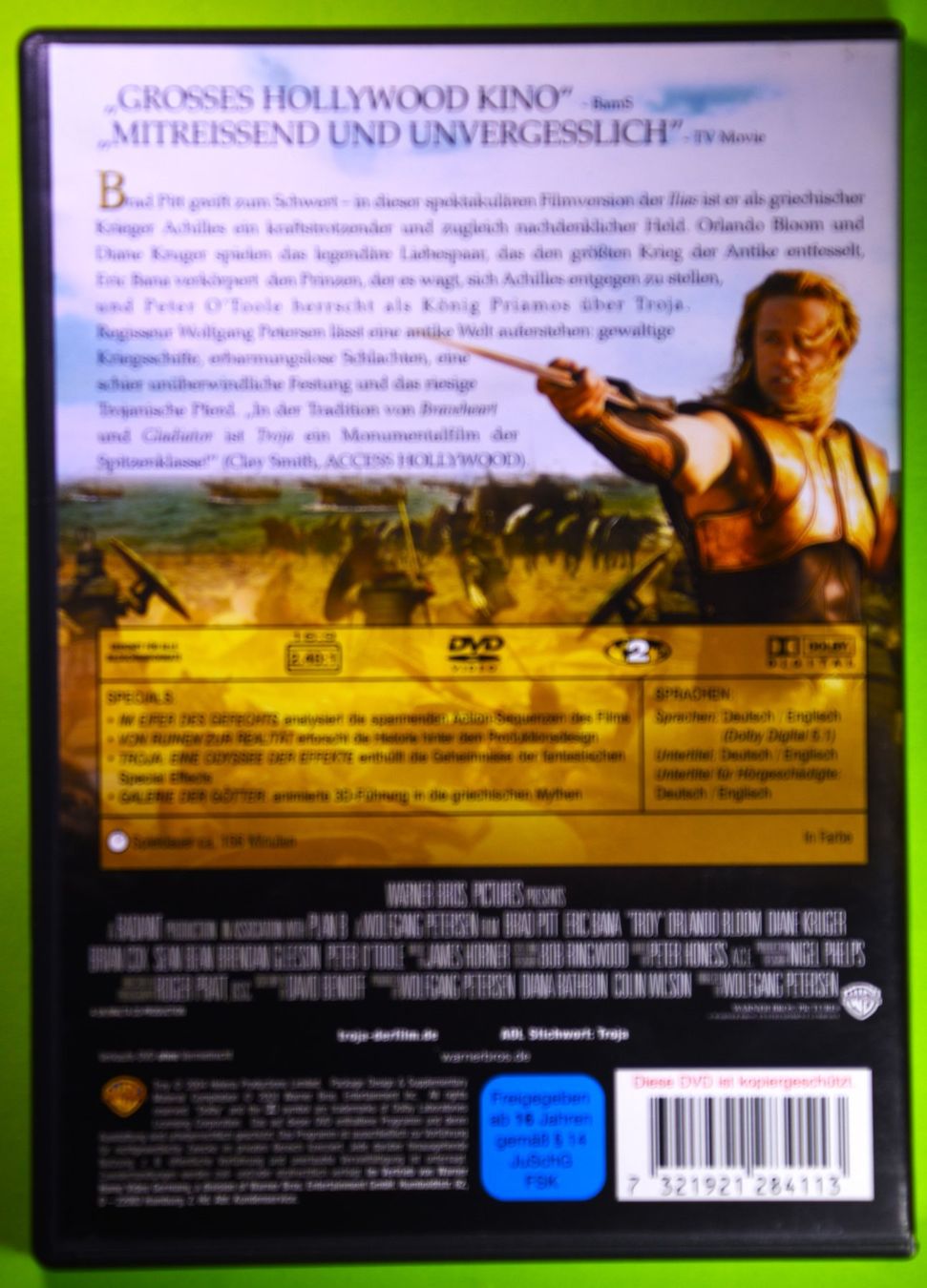 Alle DVDs: TROJA  /  BRAD PITT  /  ERIC BANA  /  ORLANDO BLOOM – Neu (gemäss Beschreibung) aus Luzern von piro12 1