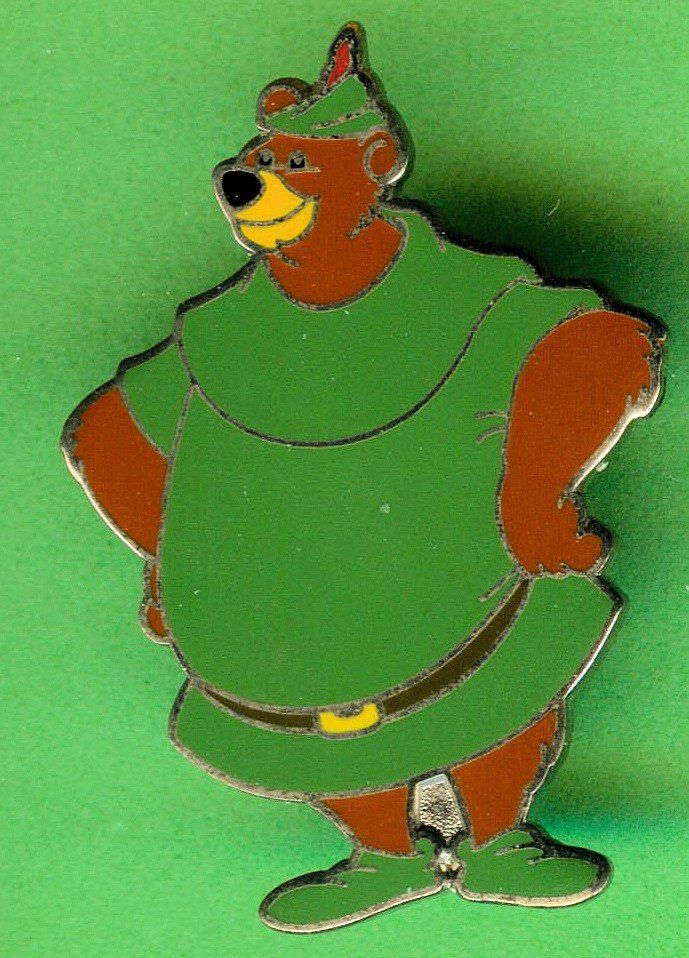 Disney Placchette & Badge: DISNEY  LITTLE JOHN – Usato da Winterthur venduto da Sammleroase