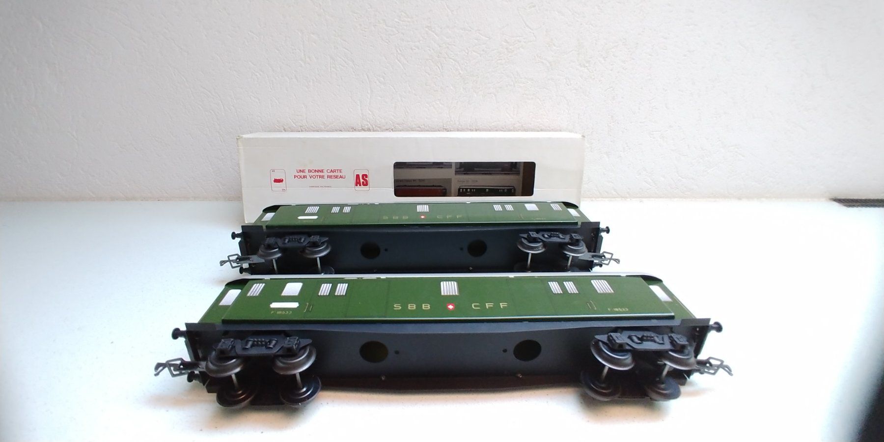 SBB/CFF/FFS Modellini di ferrovie: 2 AS SBB Personenwagen 0 – Usato da Waltenschwil venduto da Ardnas007 2