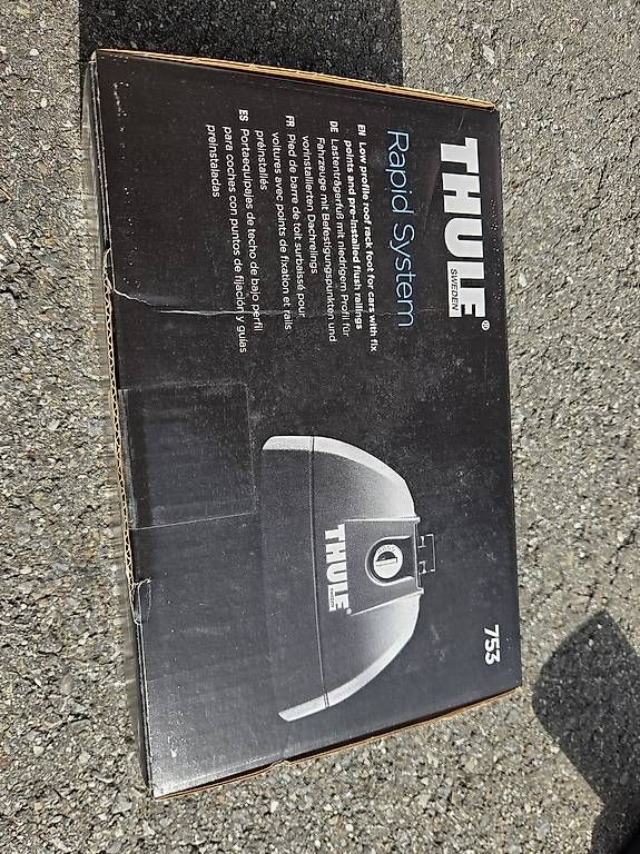 Thule Portapacchi: Thule Wingbar Dachträger inkl. Rapid System 753 – Usato da Ennetbaden venduto da froelix 1