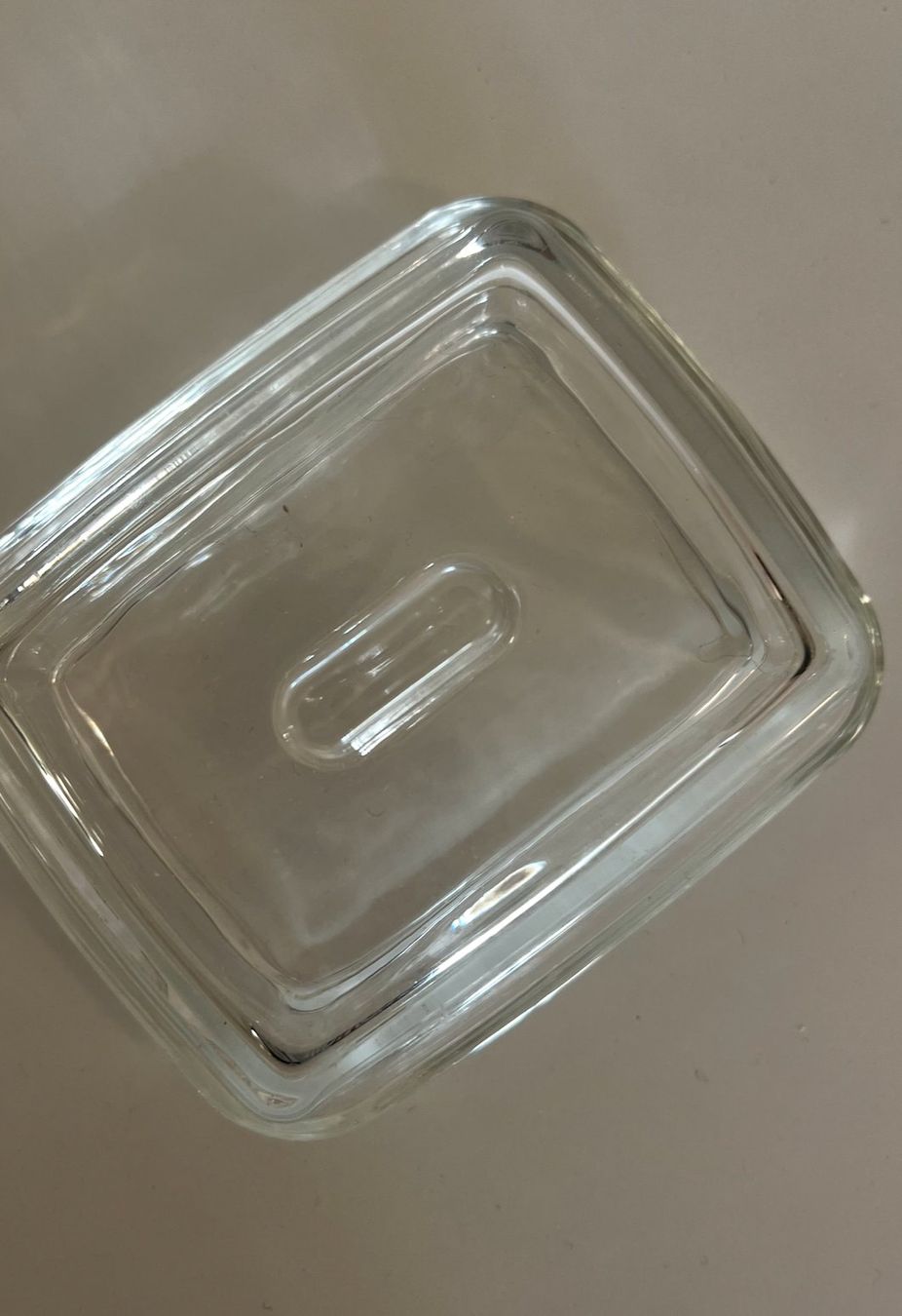 Sonstiges Geschirr: Butterdose aus Glas – Gebraucht aus Zürich von carmigrau