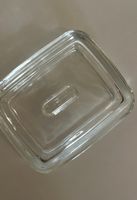Butterdose aus Glas