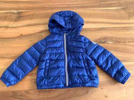 MONCLER blaue Kinderjacke / Winterjacke Gr. 86/92