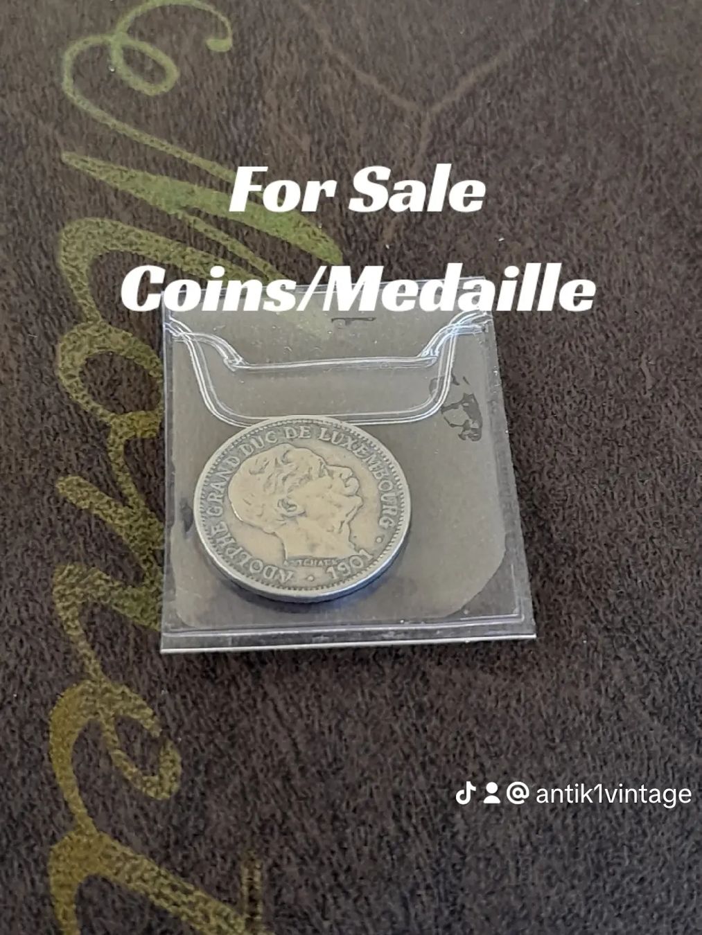 Tutti le monete: 10 Centimes 1901 Luxemburg – Usato da Basel venduto da Basel_20 8