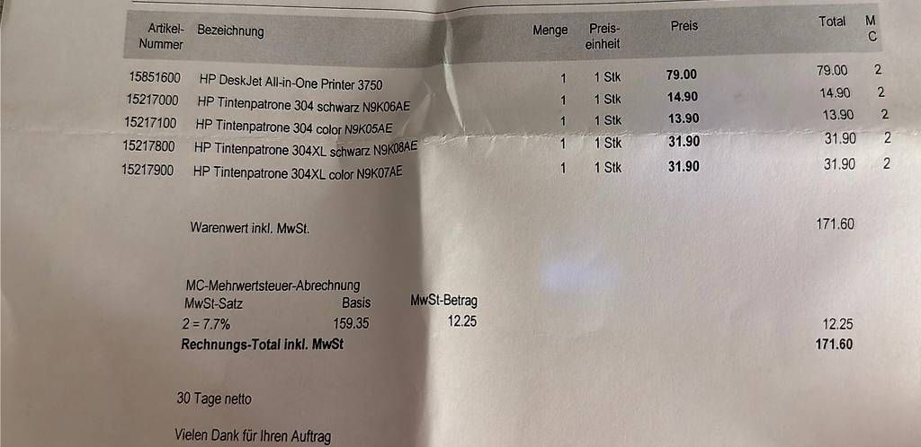Imprimantes: HP DeskJet Drucker – D'occasion à Bern par zei_5f6m 1