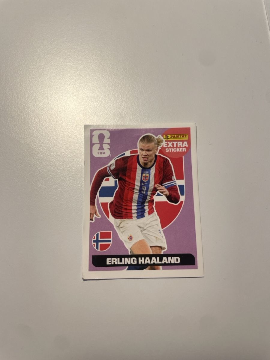 Panini Carte collezionabili: Panini Extrasticker 2026 Erling Haaland – Nuovo (secondo la descrizione) da Zürich venduto da lou_wg88