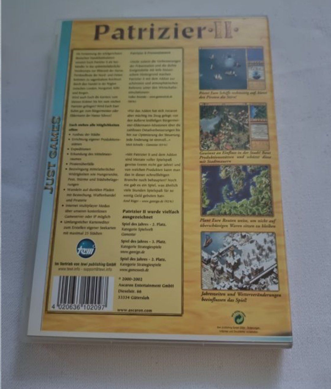 Giochi: Patrizier 2 *Goldedition* – Usato da Köniz venduto da Gamecollect 1