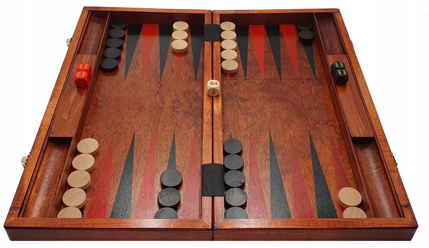 Giochi: Backgammon aus Holz Spielen – Nuovo (secondo la descrizione) da Buchs Zh venduto da bar_7kk7 3