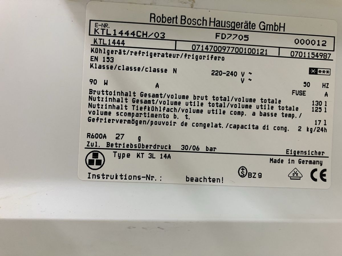 Frigoriferi: Kühlschrank Bosch – Usato da Koppigen venduto da bebu76 3