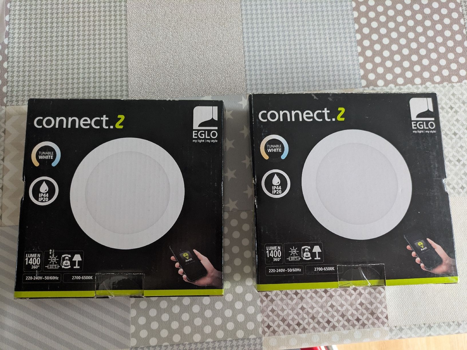 Eglo Lampadari & plafoniere: 2x EGLO Smarte LED-Einbauleuchte – Nuovo e nell'imballaggio originale da Zürich venduto da chukye