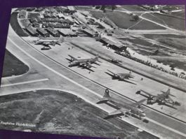 Ansichtskarte Flughafen Kloten 1948