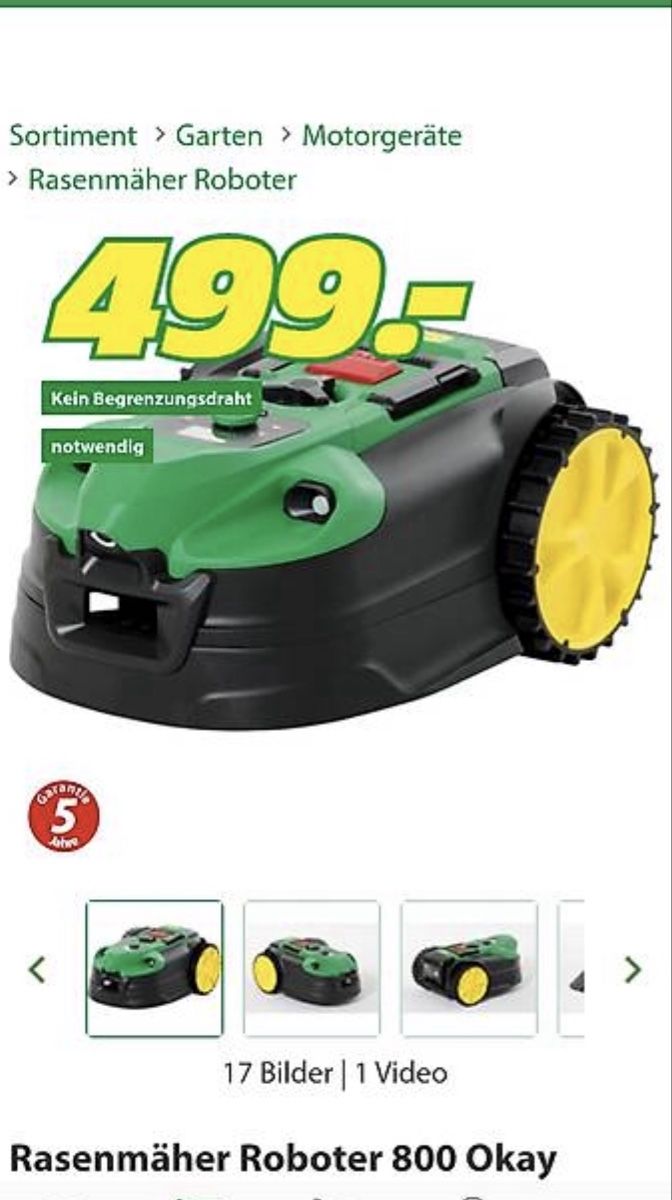 Tagliaerba: Landi Rasenmäh Roboter Okay 800 – Usato da Gränichen venduto da MiWid 1