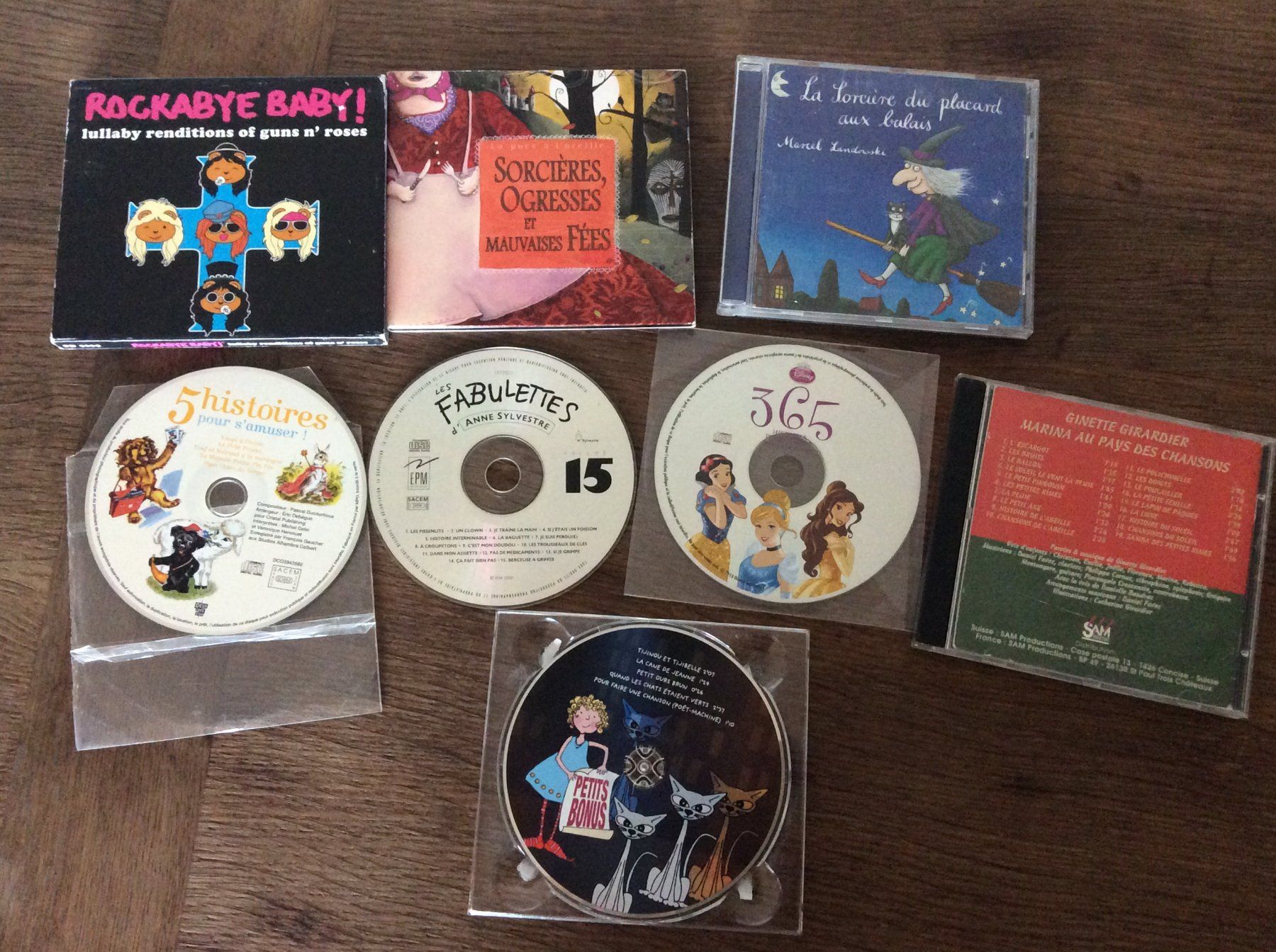 CD: lot 8 Cds comptes + chansons + Guns n' Roses – Usato da Le Mont-Pèlerin venduto da dundun1