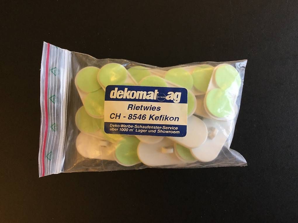 Supporti a parete: Jet Fix Doppelbutton Button für Werbung und Deko – Nuovo e nell'imballaggio originale da Kriens venduto da silo03 2