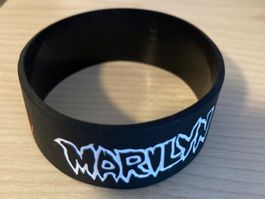 Marilyn Manson Silikon Armband Metal Rock Band
