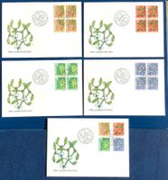1974 - Pro Juventute FDC im Viererblöcke + FDC