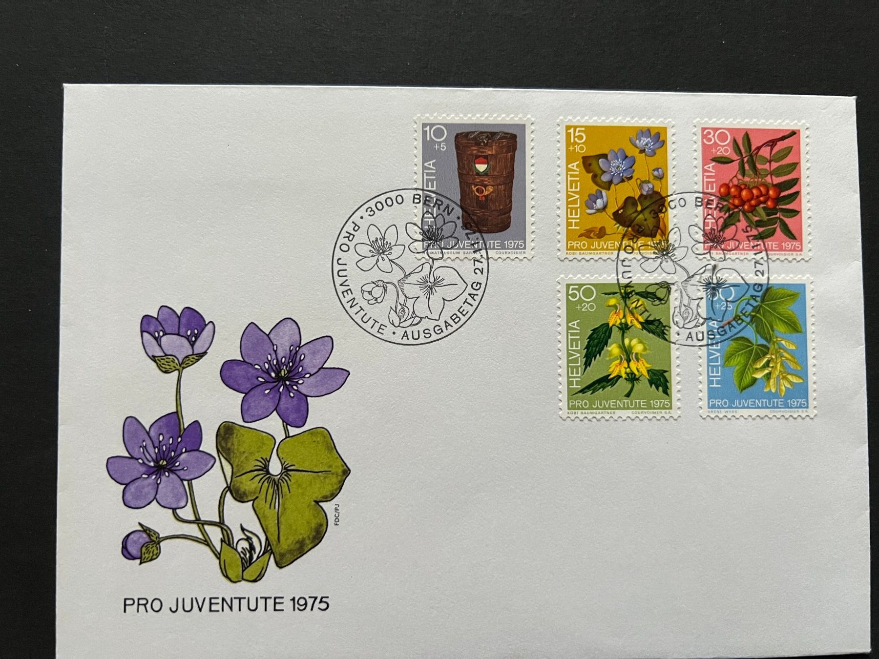 Alle Briefmarken: Pro Juventute FDC 1975 (E1672) – Gebraucht aus Hinwil von Sidi4