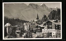 Arosa, Totalansicht mit Erz. und Rothorn