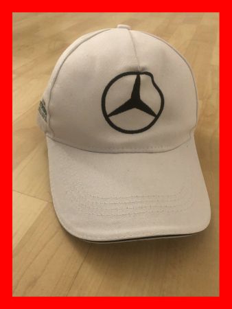Mercedes Basecap Hut Kappe AMG A B C E G Klasse WEISS
