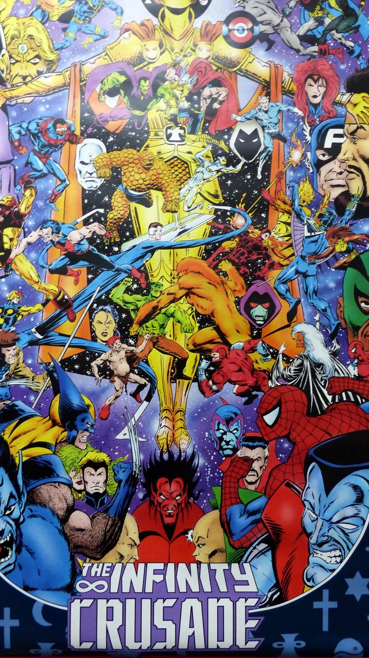 Foto & Immagini: MARVEL INFINITY CRUSADE POSTER THANOS BY STARLIN 1993 – Nuovo (secondo la descrizione) da Lugano venduto da YouWantUS 5