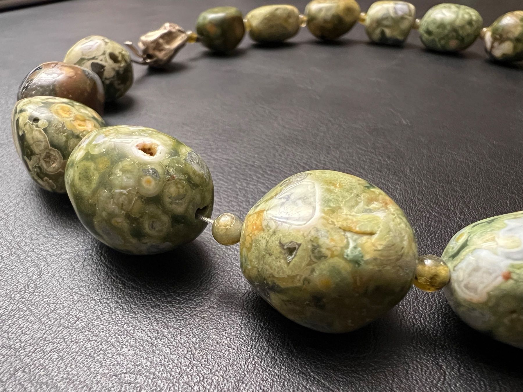 Catenine: Halskette aus Malachit – Usato da Thalheim AG venduto da Cox-51 3