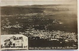 Grub SG, Fotokarte, Hotel Fünfländerblick, Hotelstempel