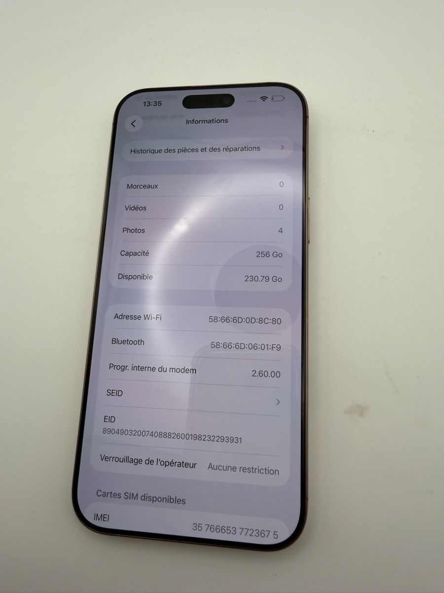 Apple Handys / Smartphones: iPhone 16 Pro Max 256 Go – Gebraucht aus Martigny von RetroStation 2