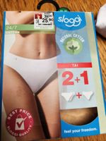 3 x SLOGGI, Slip  Natural Cotton, Gr. 38, 3 Stk weiss NEU !