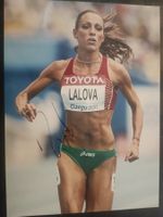 Iwet Lalowa - handsigniert - 20x28cm Leichtathletik