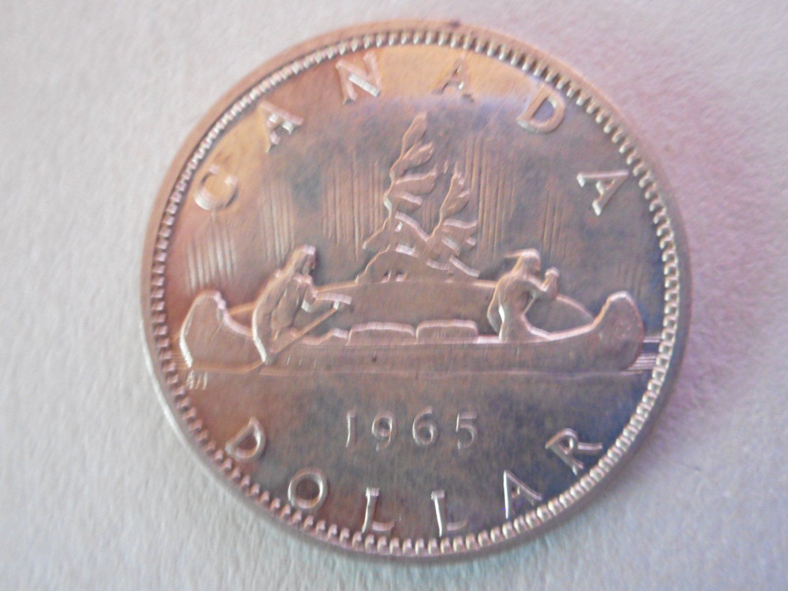 Alle Münzen: 1965  1 Dollar Silber Canada  23.33 gr. – Neu (gemäss Beschreibung) aus Kriegstetten von pizlad2010